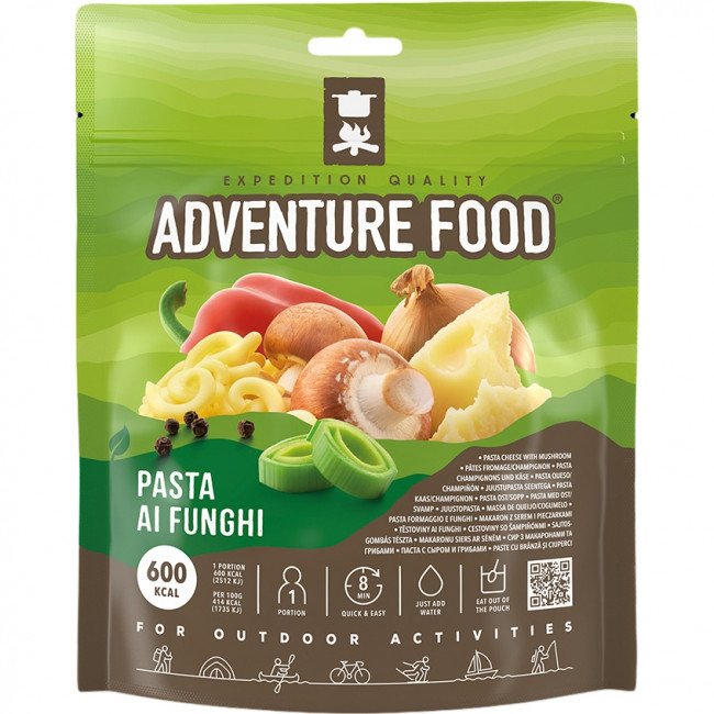 Adventure Food Pasta ai Funghi, frysetørret mad billede