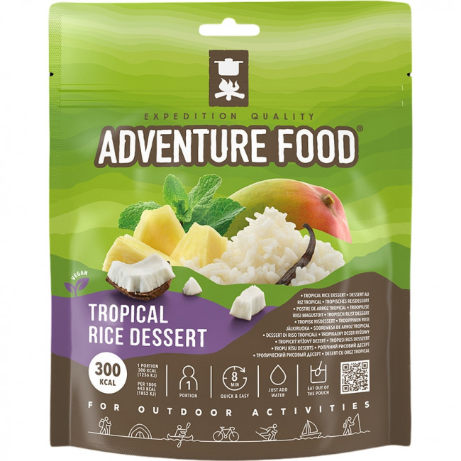 Adventure Food Tropical Rice Dessert, frysetørret mad billede
