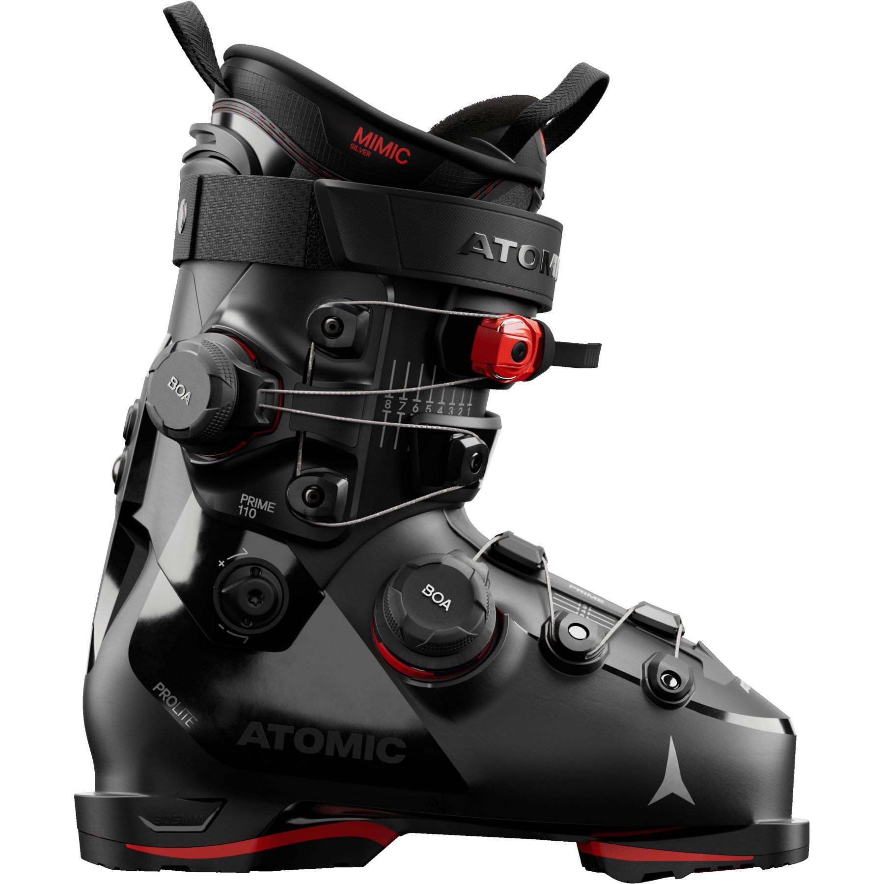 Atomic Hawx prime 110 DUAL BOA, skistøvler, herre, sort billede