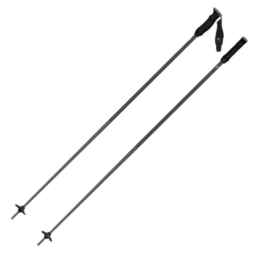 Atomic Revent Carbon, skistave, sort billede