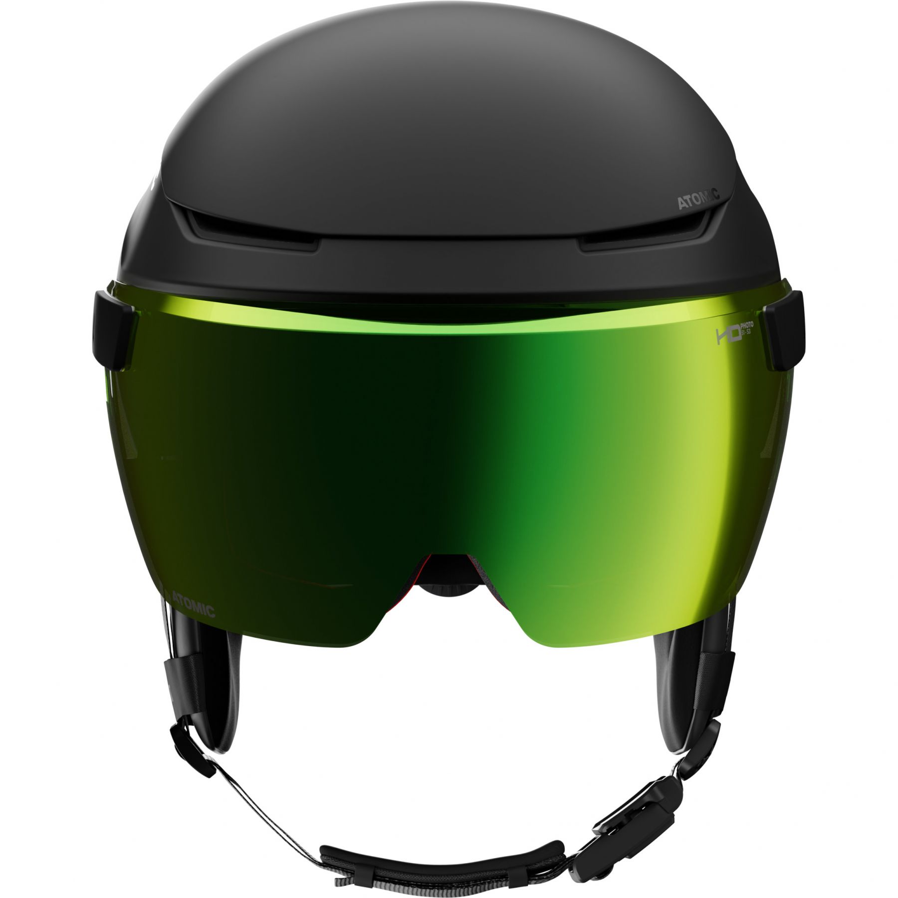 Atomic Revent GT Amid Visor HD Photo, skihjelm med visir, sort billede