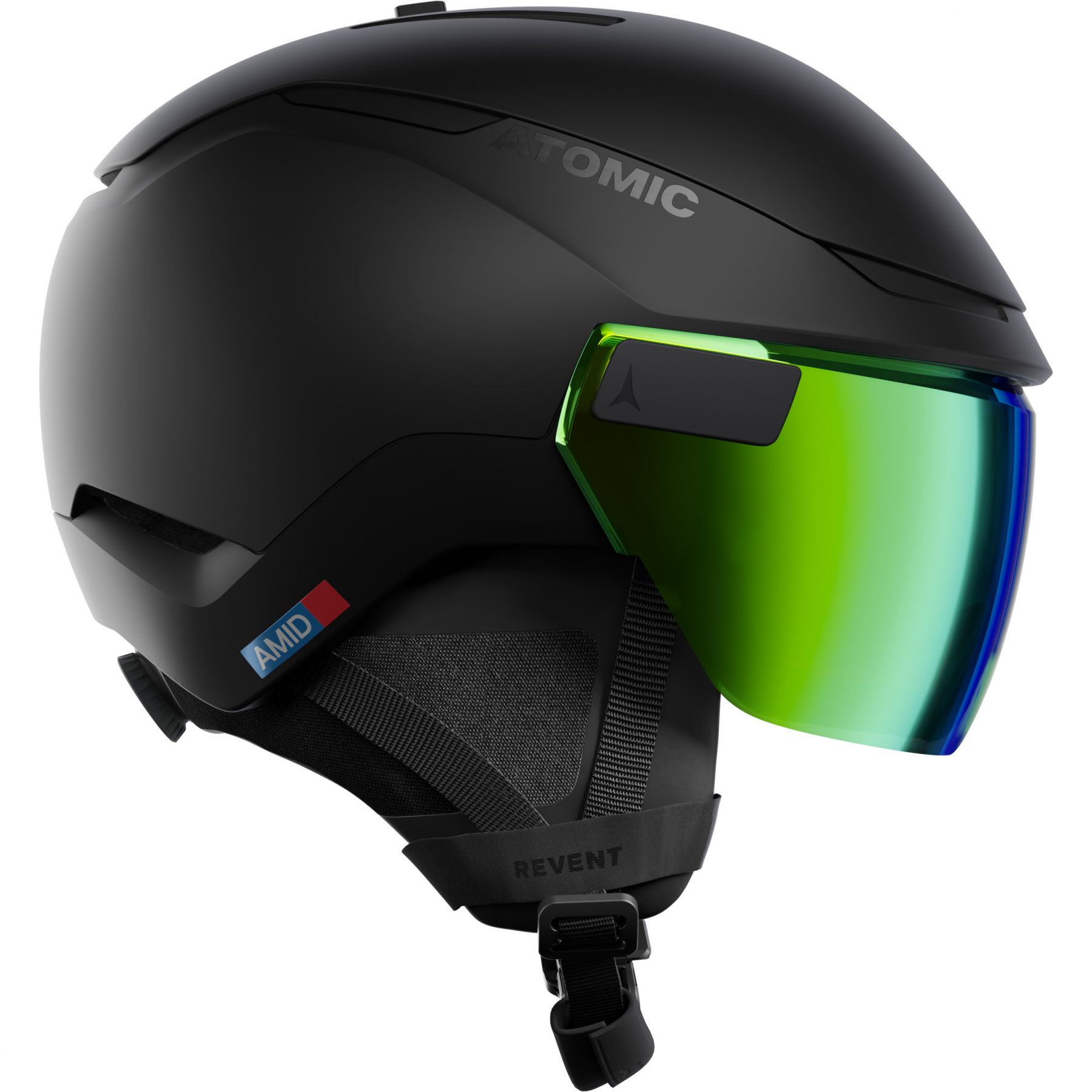 Atomic Revent GT Amid Visor HD, skihjelm med visir, sort billede