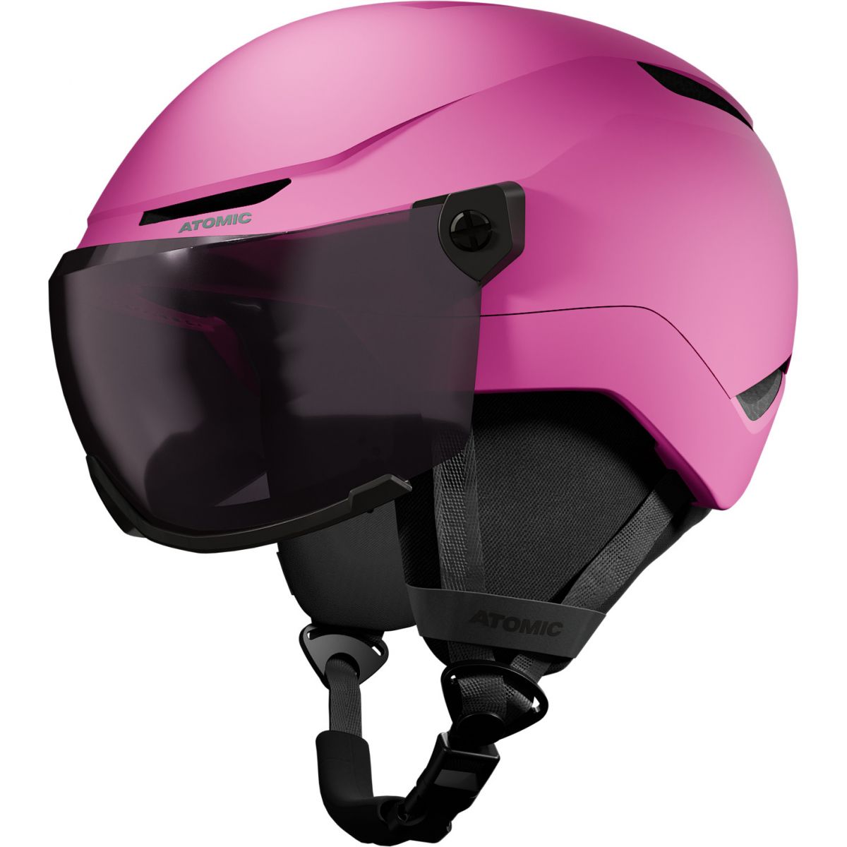 Atomic Revent Visor, skihjelm med visir, junior, pink billede