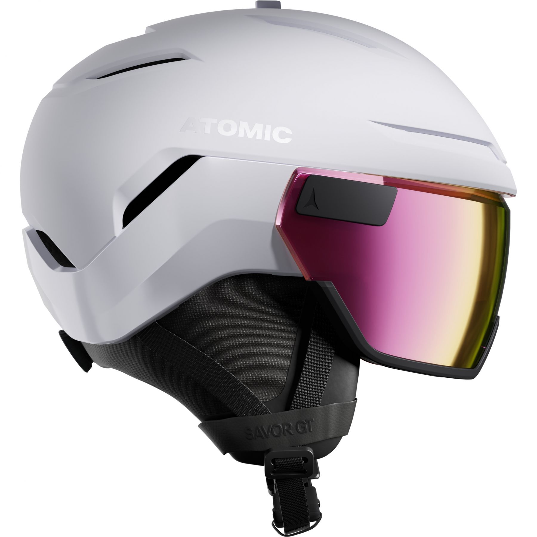 Atomic Savor GT VISOR HD, skihjelm med visir, hvid billede