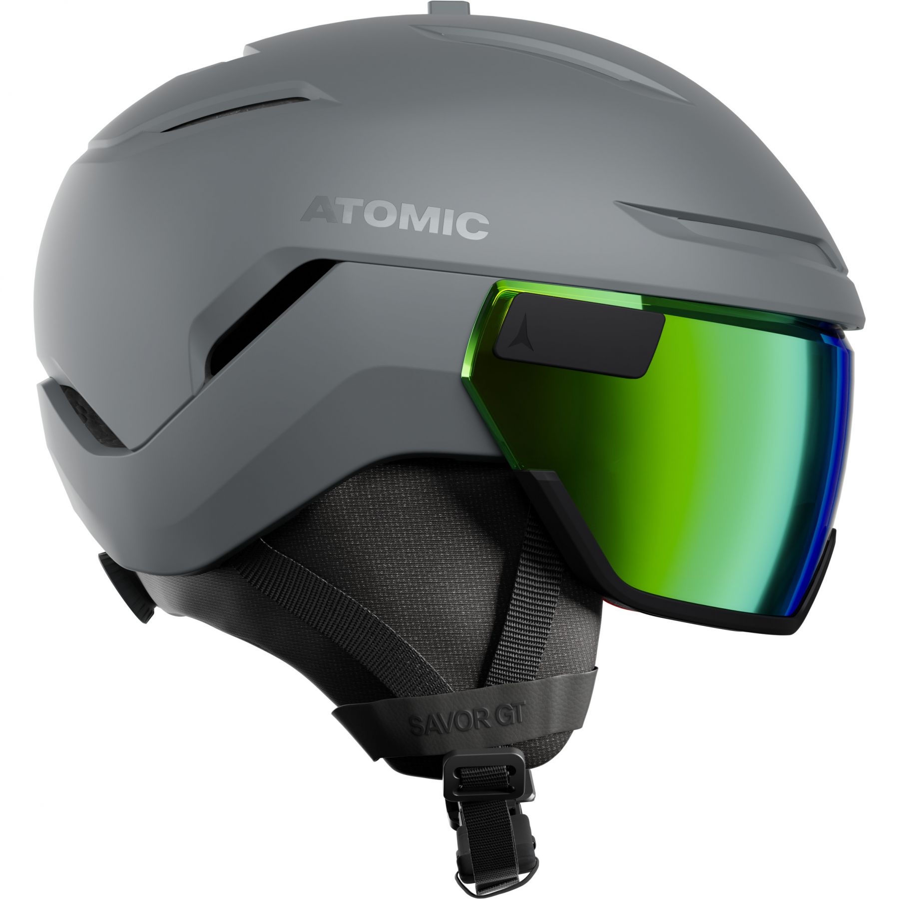 Atomic Savor GT Visor Stereo, skihjelm med visir, grå billede