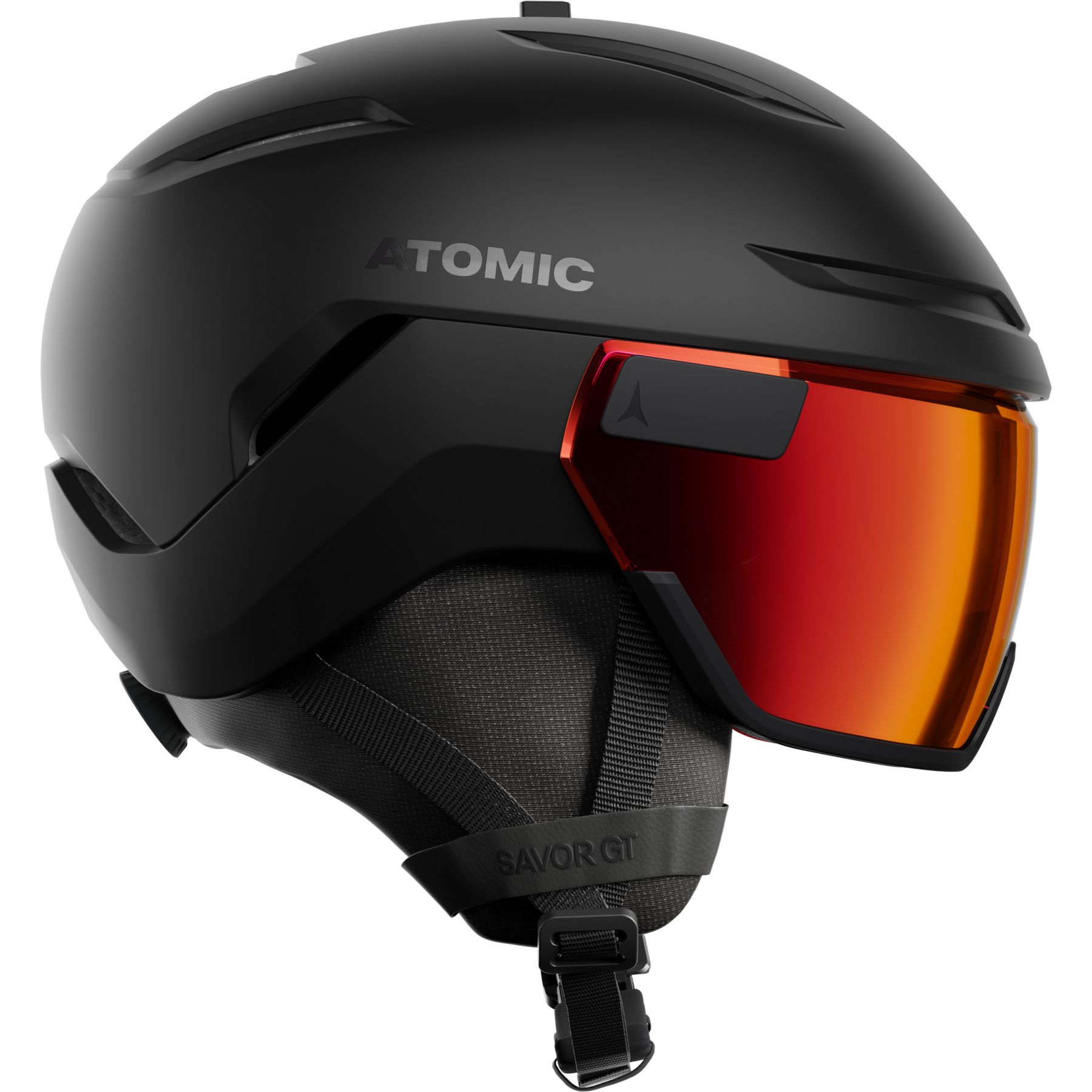 Atomic Savor GT Visor Stereo, skihjelm med visir, sort billede