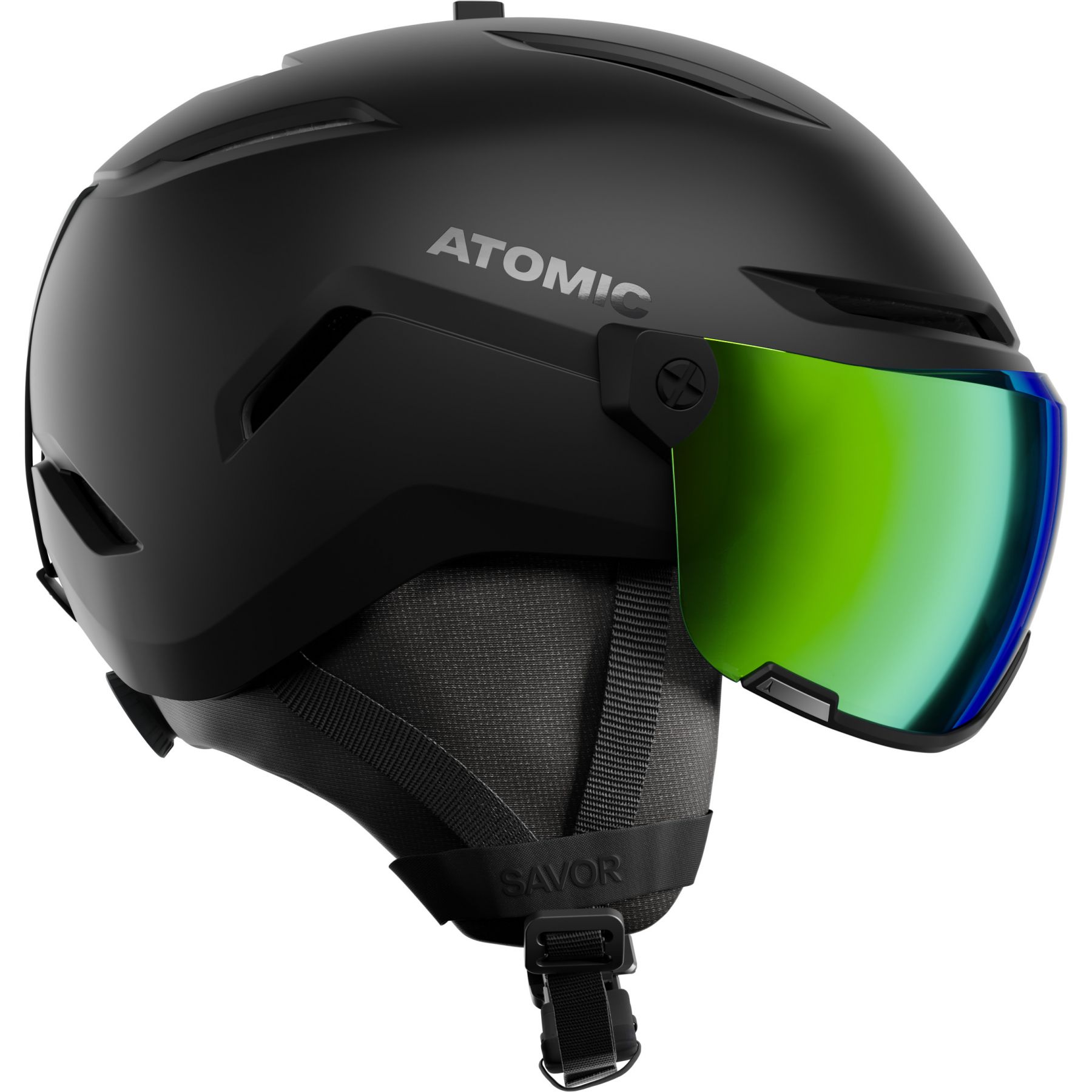 Atomic Savor Visor HD, skihjelm med visir, sort billede