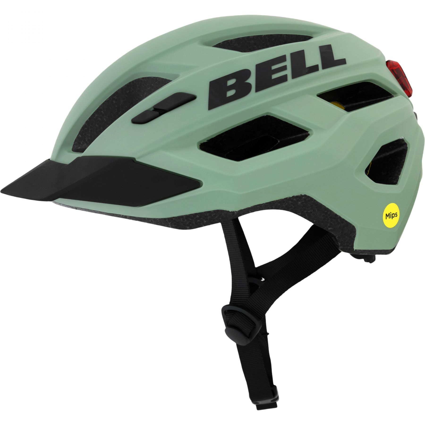 Bell Kick LED Mips, cykelhjelm, hvid billede