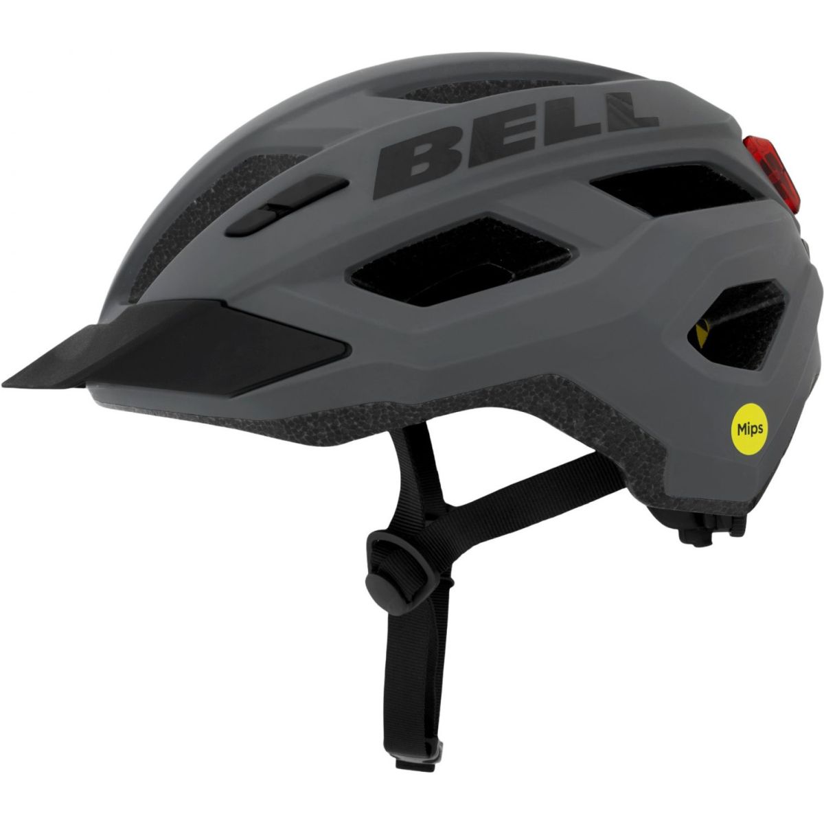Bell Kick LED Mips, cykelhjelm, grå