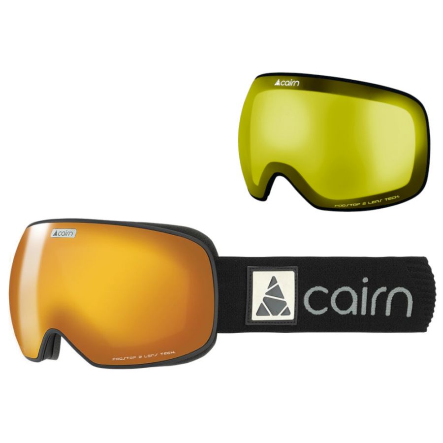 Se Cairn Gravity, skibriller, mat sort hos Skisport.dk