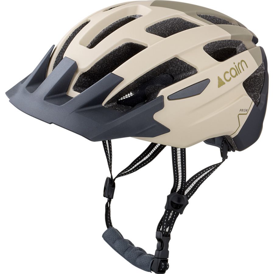Cairn Prism XTR II, cykelhjelm, beige/grøn billede