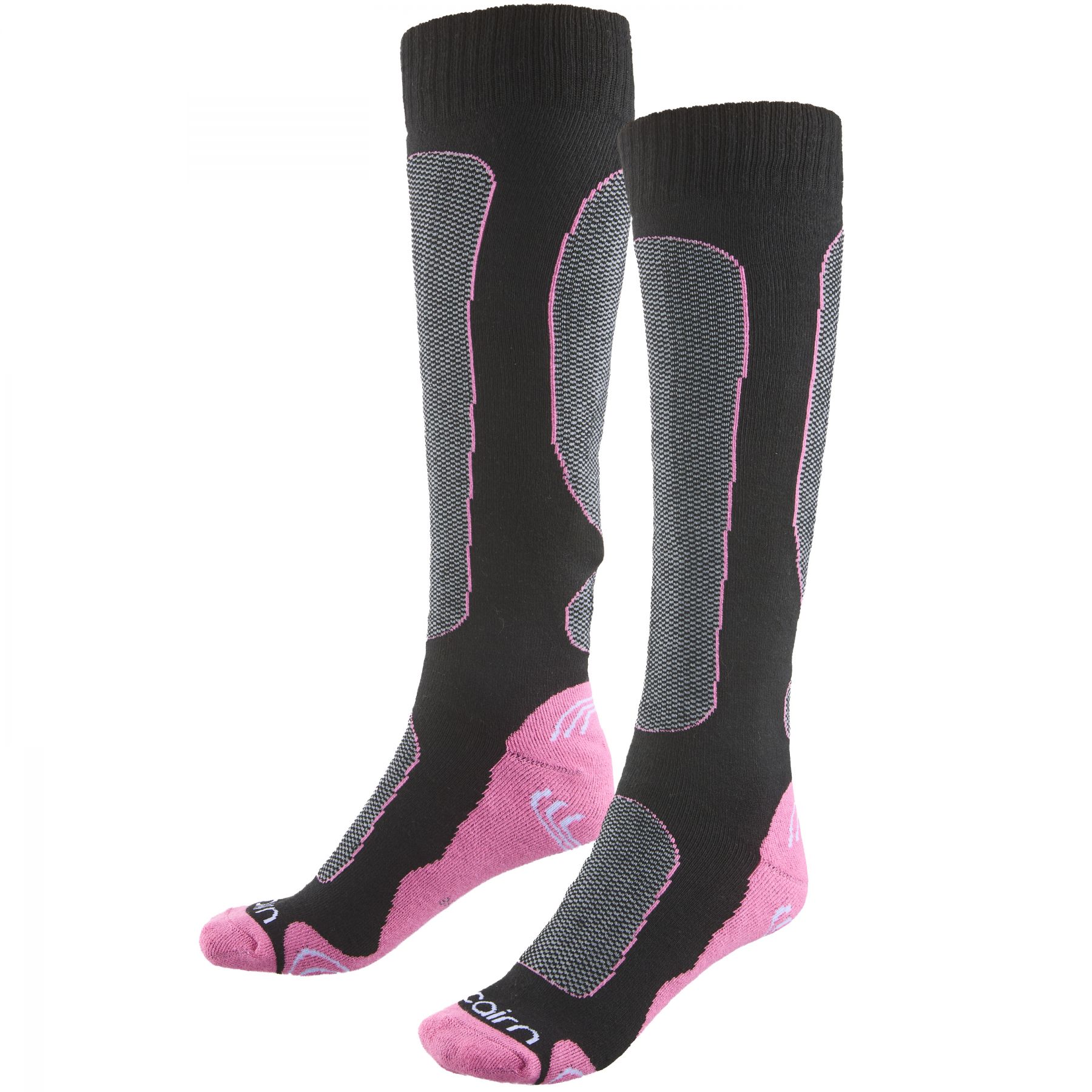 Cairn Spirit, skistrømper, sort/pink billede