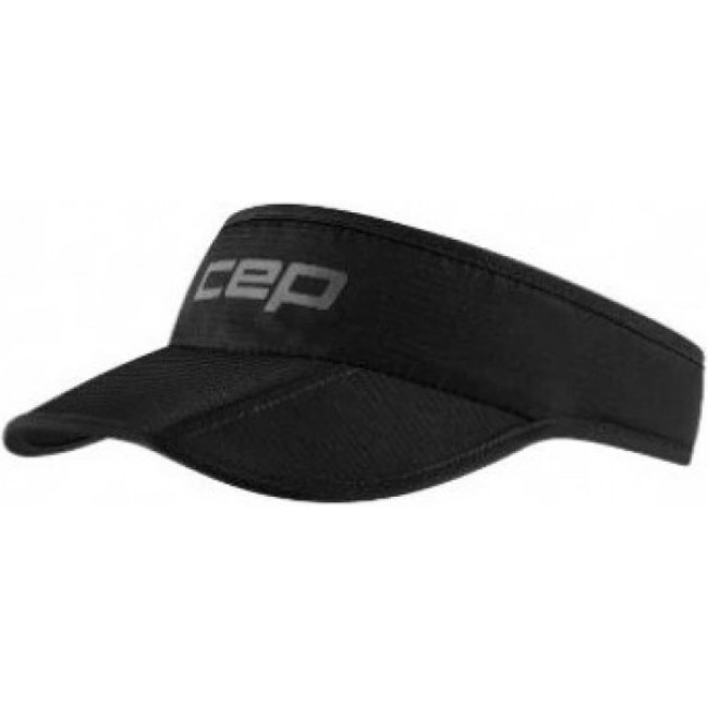 CEP Core Run Foldable Visor, solskærm, sort