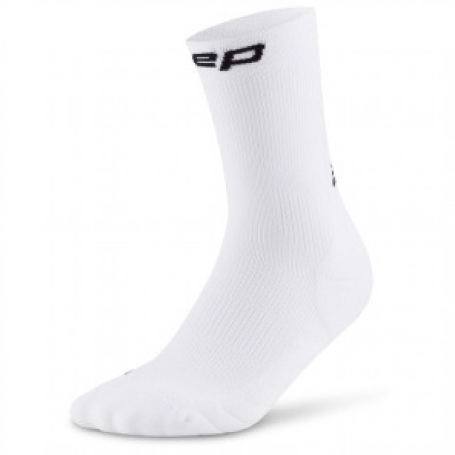 CEP Core Run Socks Mid Cut 5.0, løbestrømper, dame, white