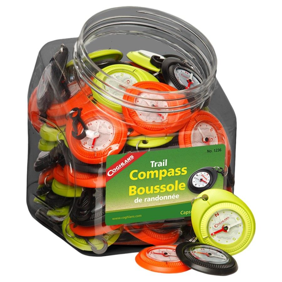 Coghlans Bowl Of Trail Compasses, 90-Pcs, kompas billede