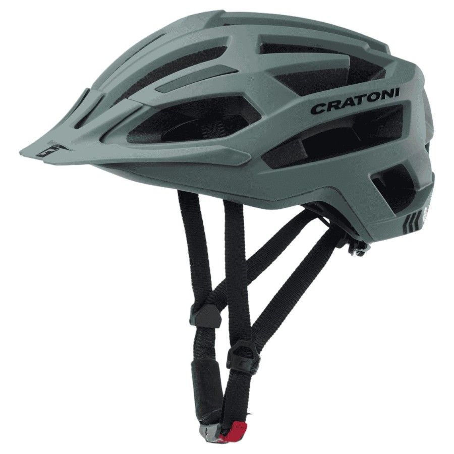 Cratoni C-Flash, cykelhjelm, mat grøn billede