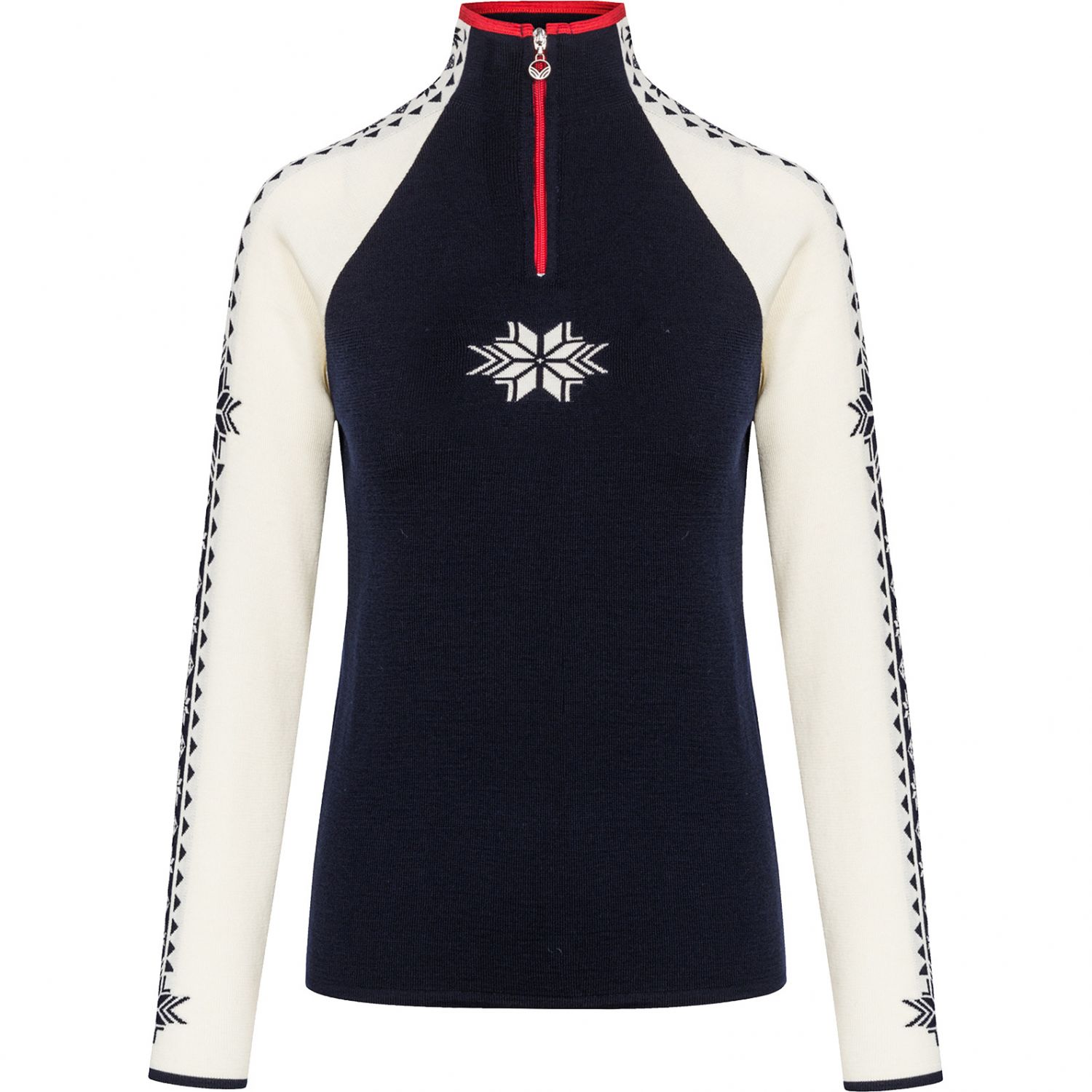 Dale of Norway Geilo, sweater, dame, navy/hvid billede