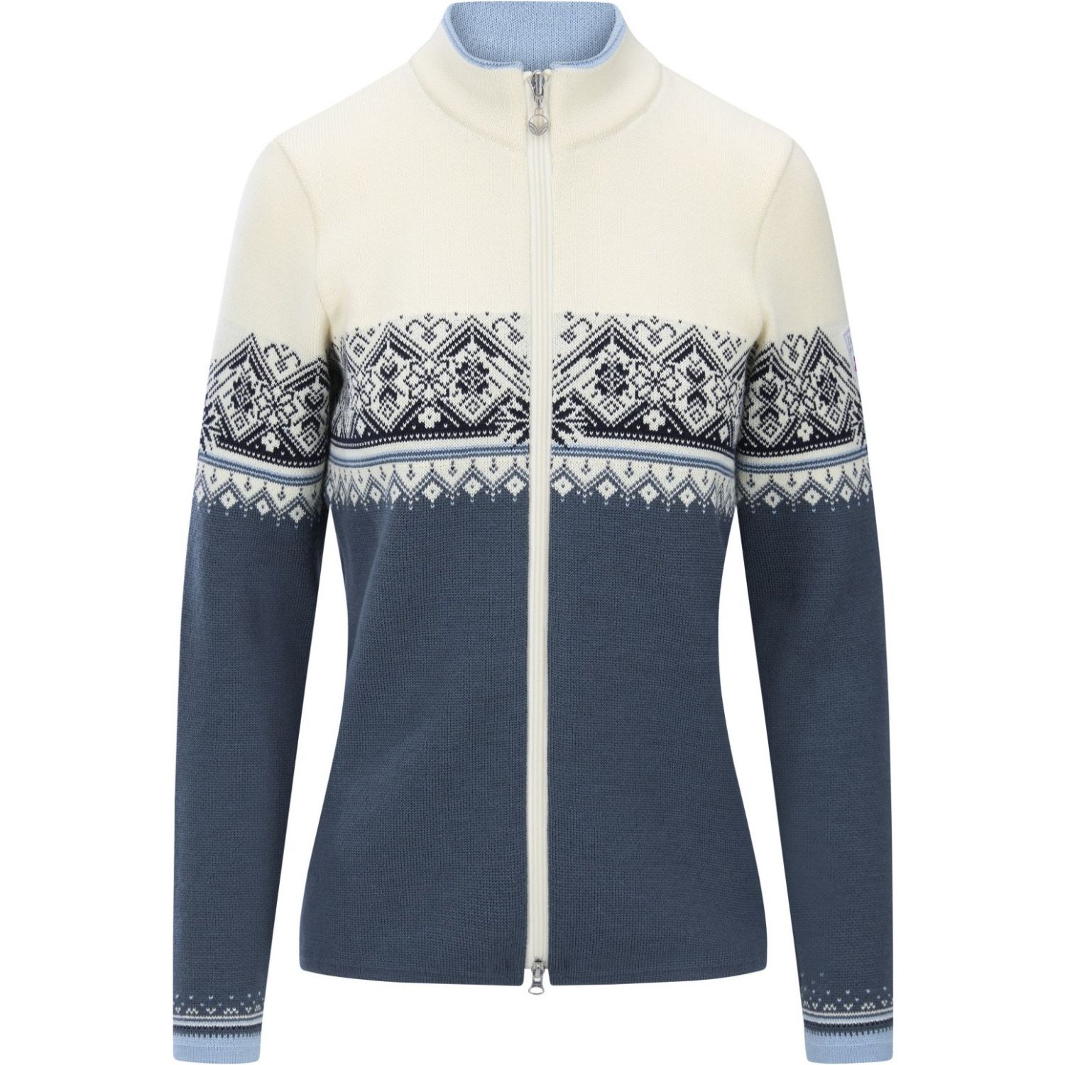 Dale of Norway Moritz Fem. Jacket, fleecetrøje, dame, offwhite/navy