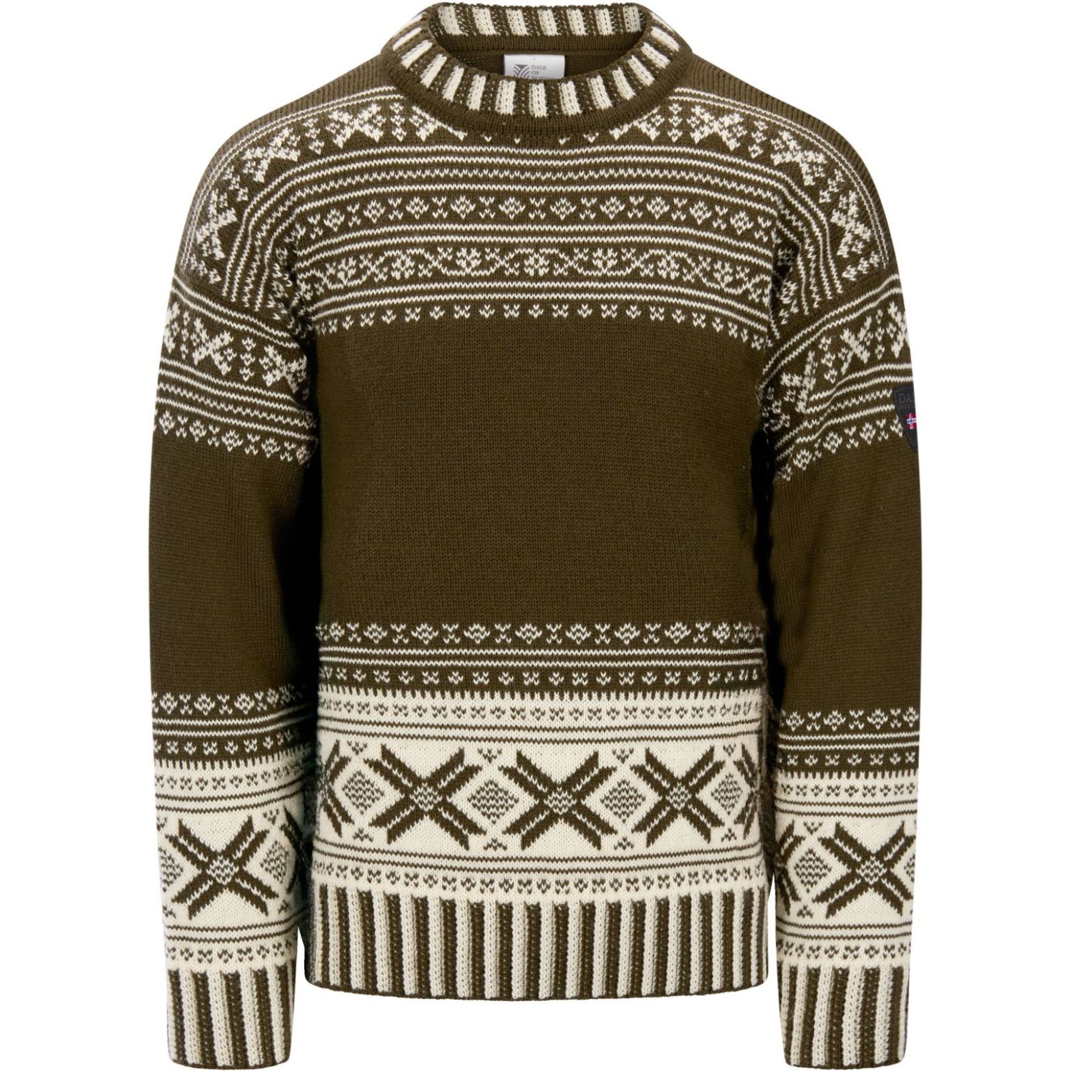 Dale of Norway Torridal Masc Sweater, fleecetrøje, herre, army grøn