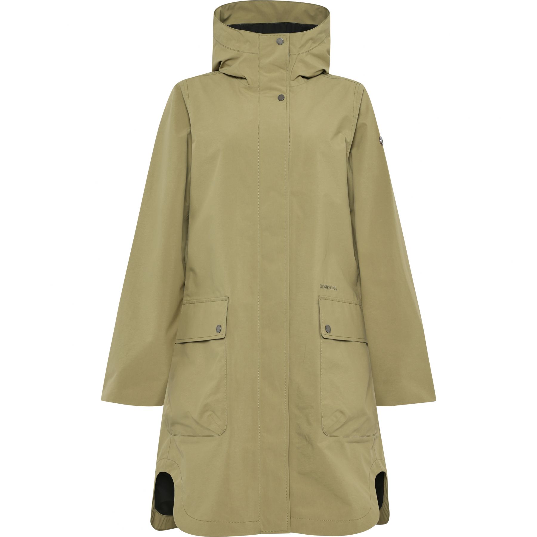 Didriksons Adria, regnfrakke, dame, olive green billede
