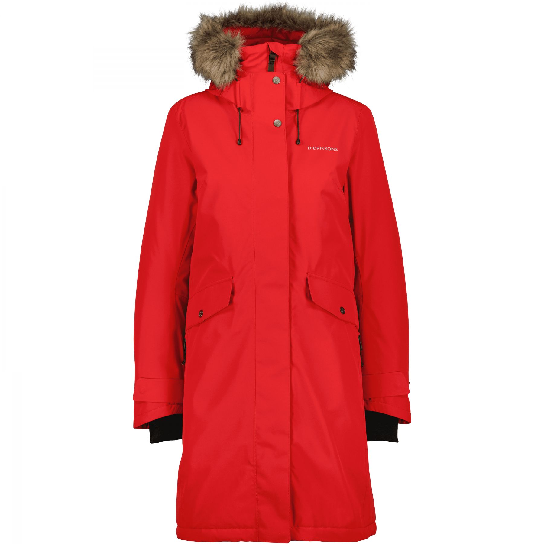 Didriksons Erika, parka, dame, pomme red billede