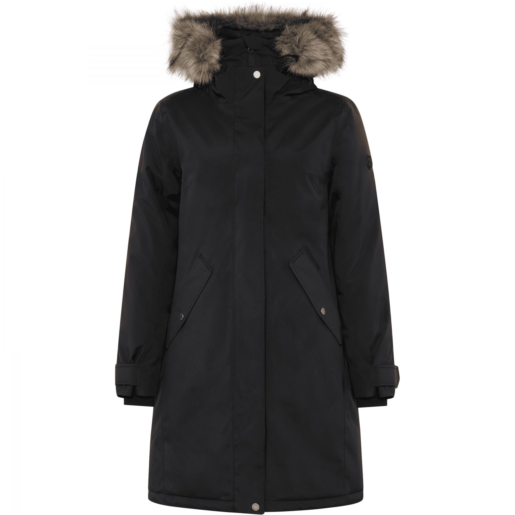 Didriksons Erna 2, parka, dame, sort