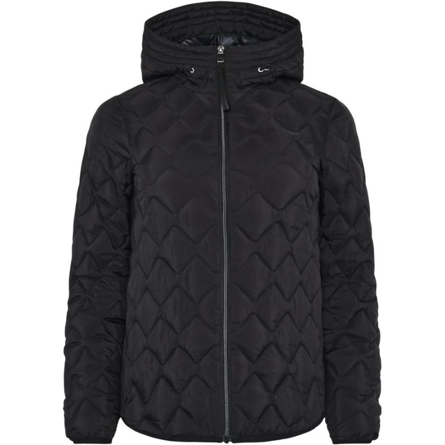 Didriksons Evelyn, fiberdunjakke, dame, sort billede