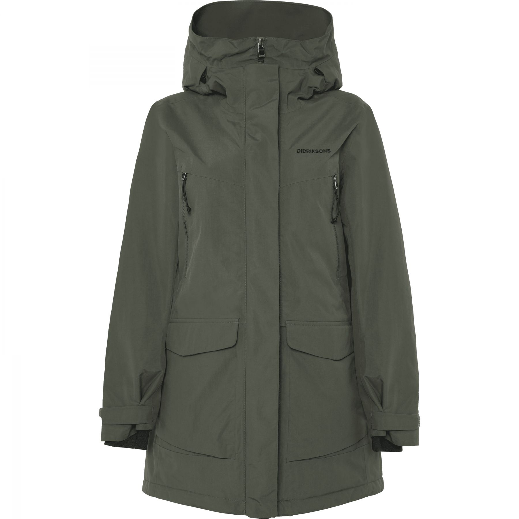 Didriksons Felia, parka, dame, mørkegrøn billede