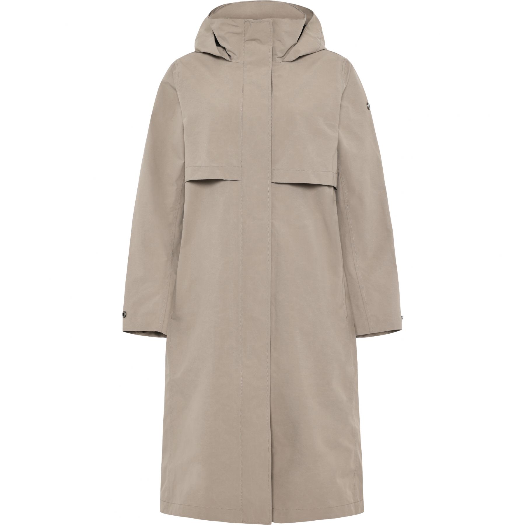 Didriksons Isolde, regnfrakke, dame, ash brown billede