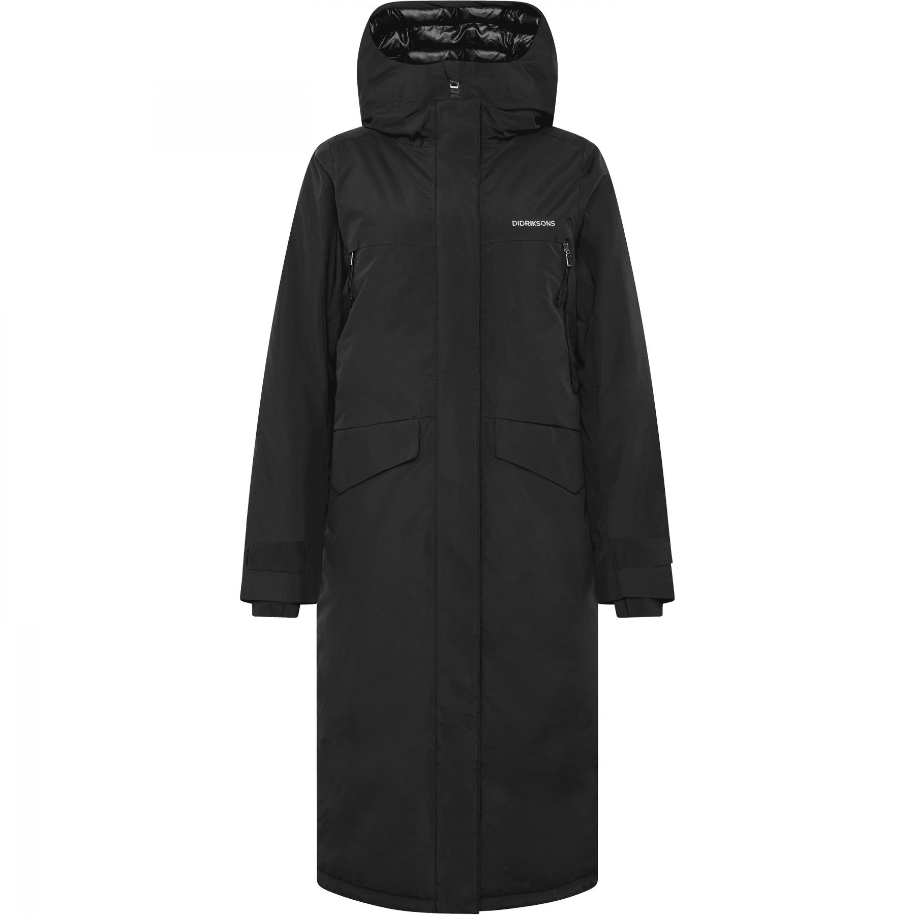 Didriksons Neja long, parka, dame, sort billede