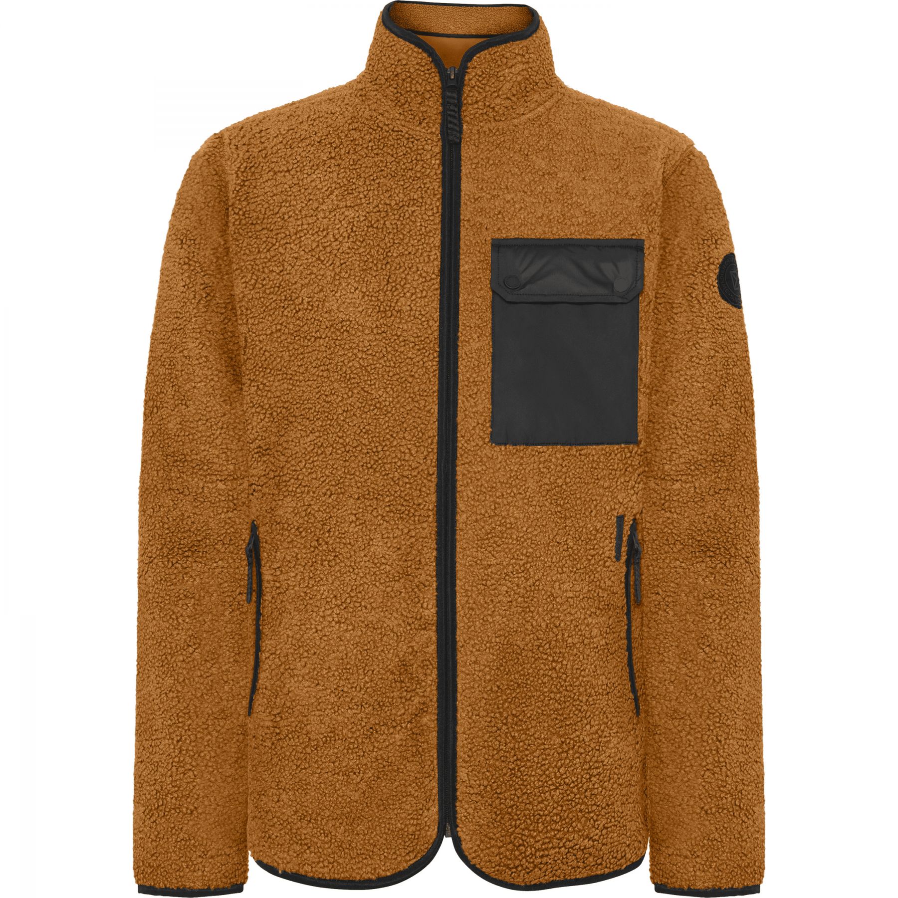 Didriksons Peter 3, fleecejakke, herre, spice brown
