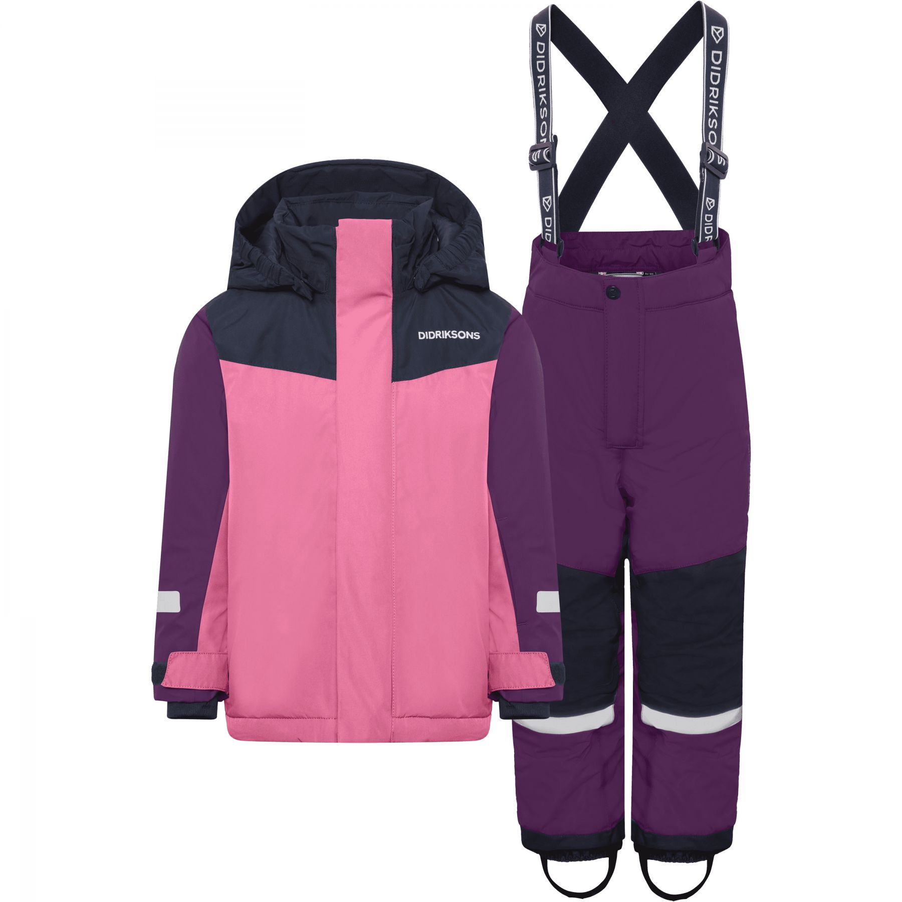 Didriksons Skare, skisæt, børn, lilla billede