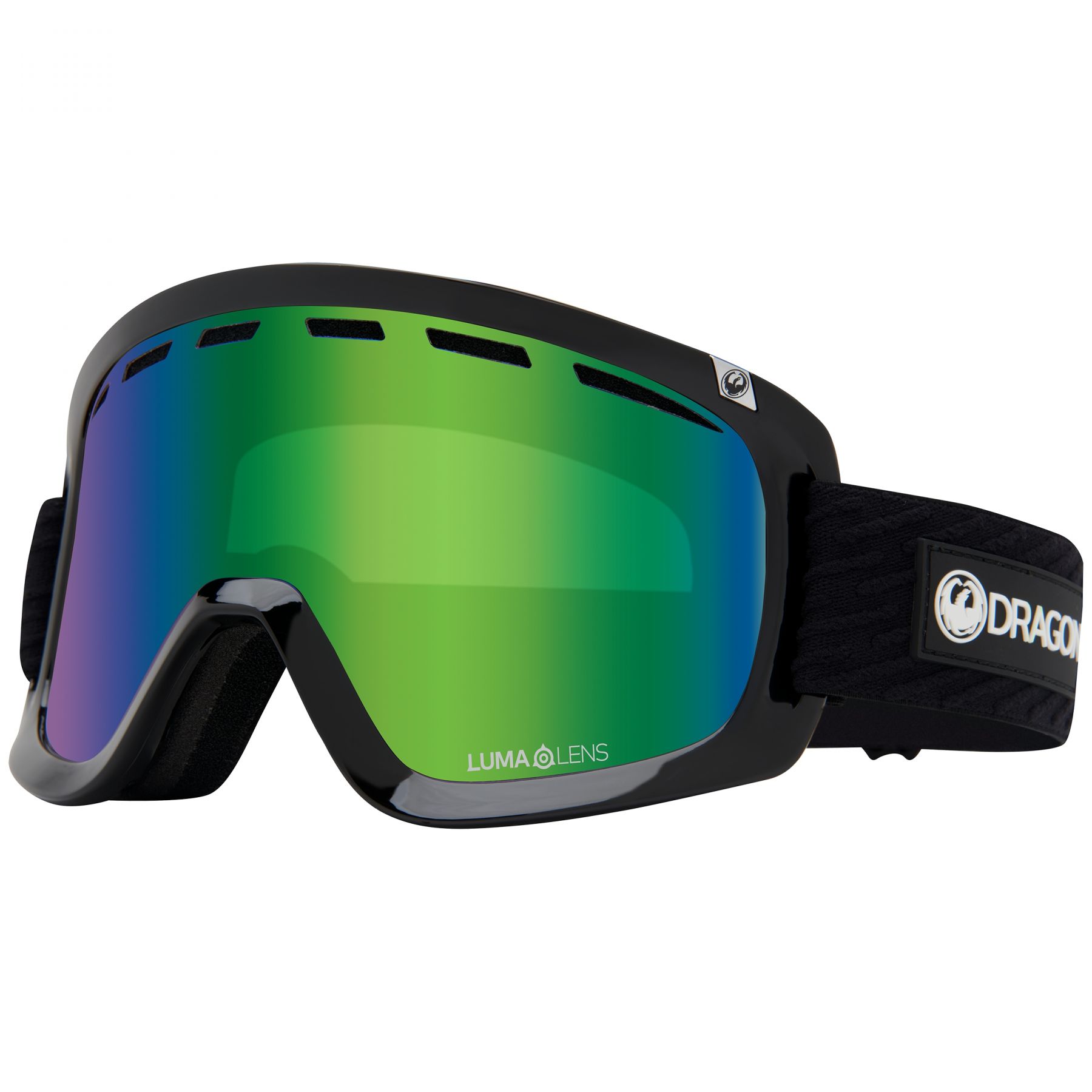 Billede af Dragon D1 OTG, skibriller, icon green hos Skisport.dk