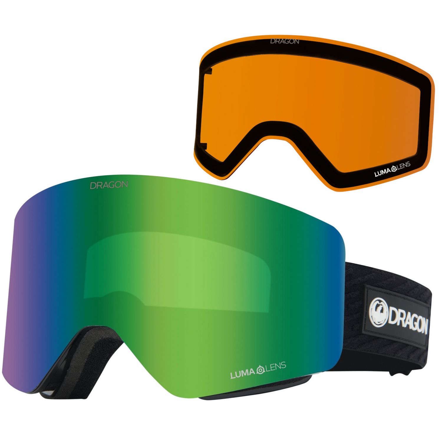 Se Dragon R1 OTG, skibriller, icon green hos Skisport.dk