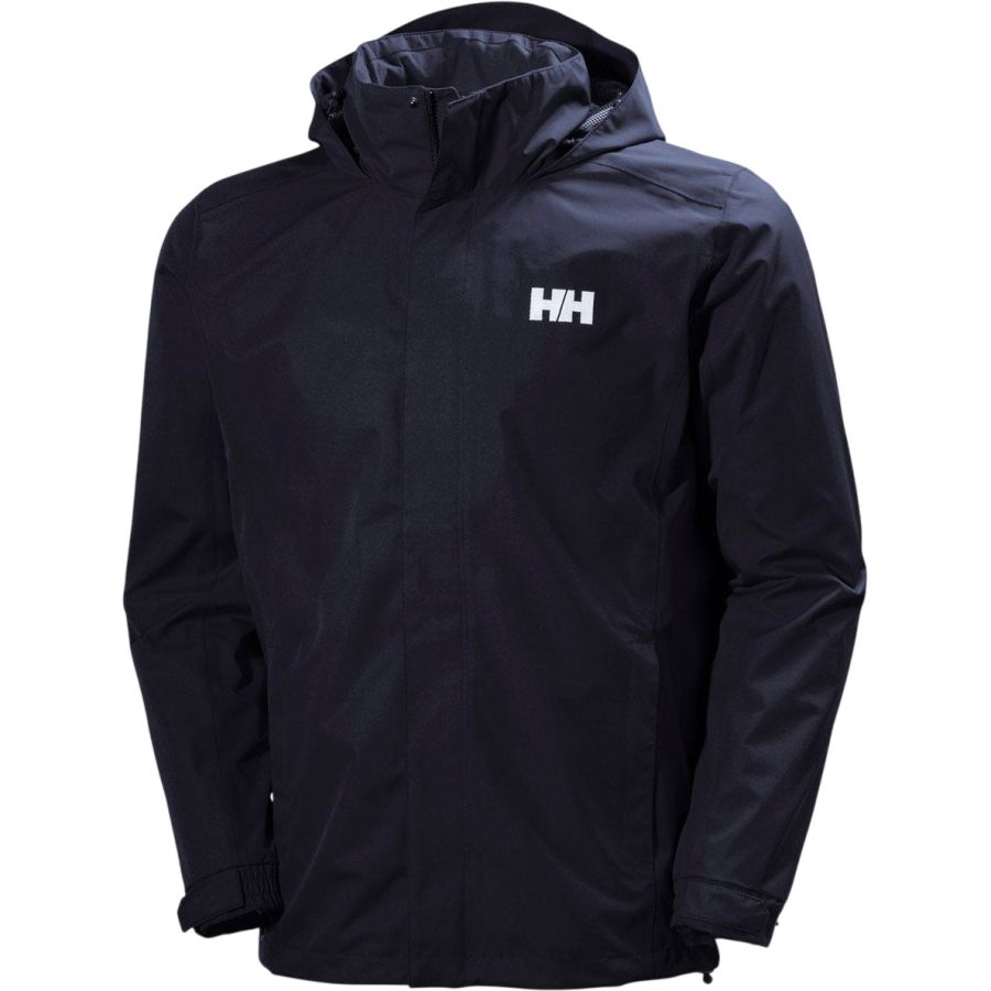 Helly Hansen Dubliner regnjakke, herre, navy - DKK 695 - Spar 50%