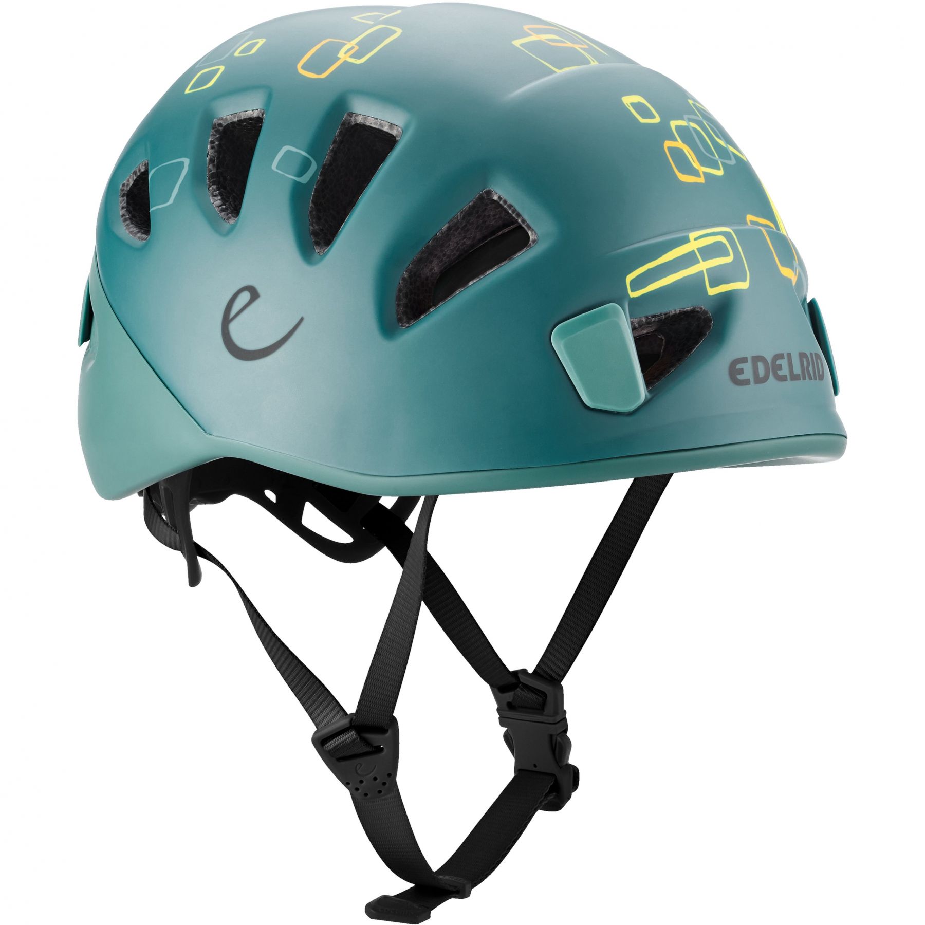 Edelrid Softshell Hjelm, børn, Jade-Petrol billede
