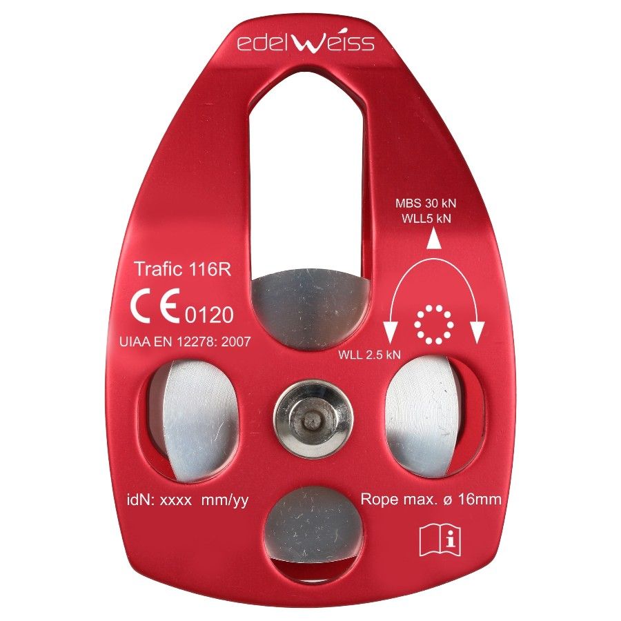 Edelweiss Poulie Simple Trafic 116R, klatreudstyr billede