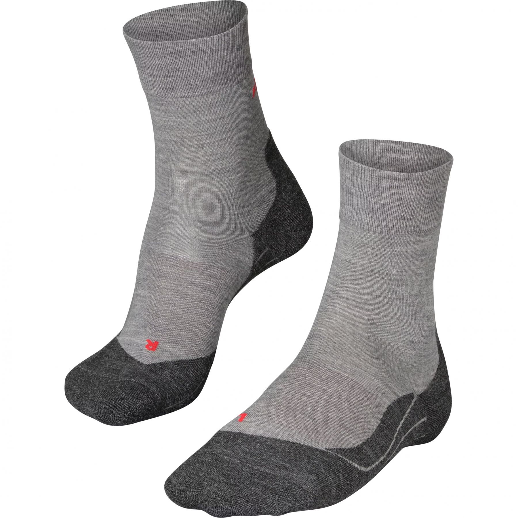 Falke RU4 Endurance Wool, løbestrømper, herre, lysegrå