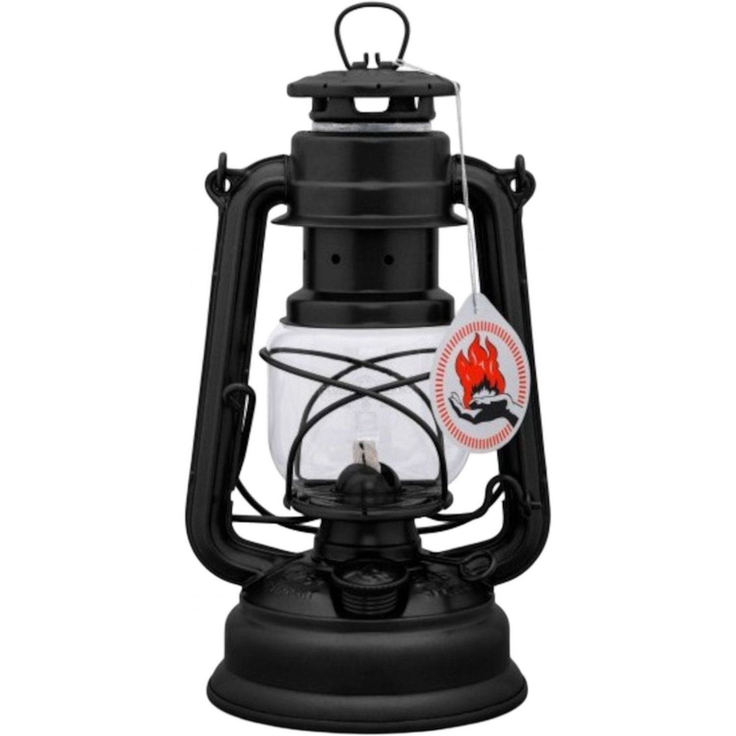 Feuerhand Hurricane Lantern 276 matt bla - Lanterne