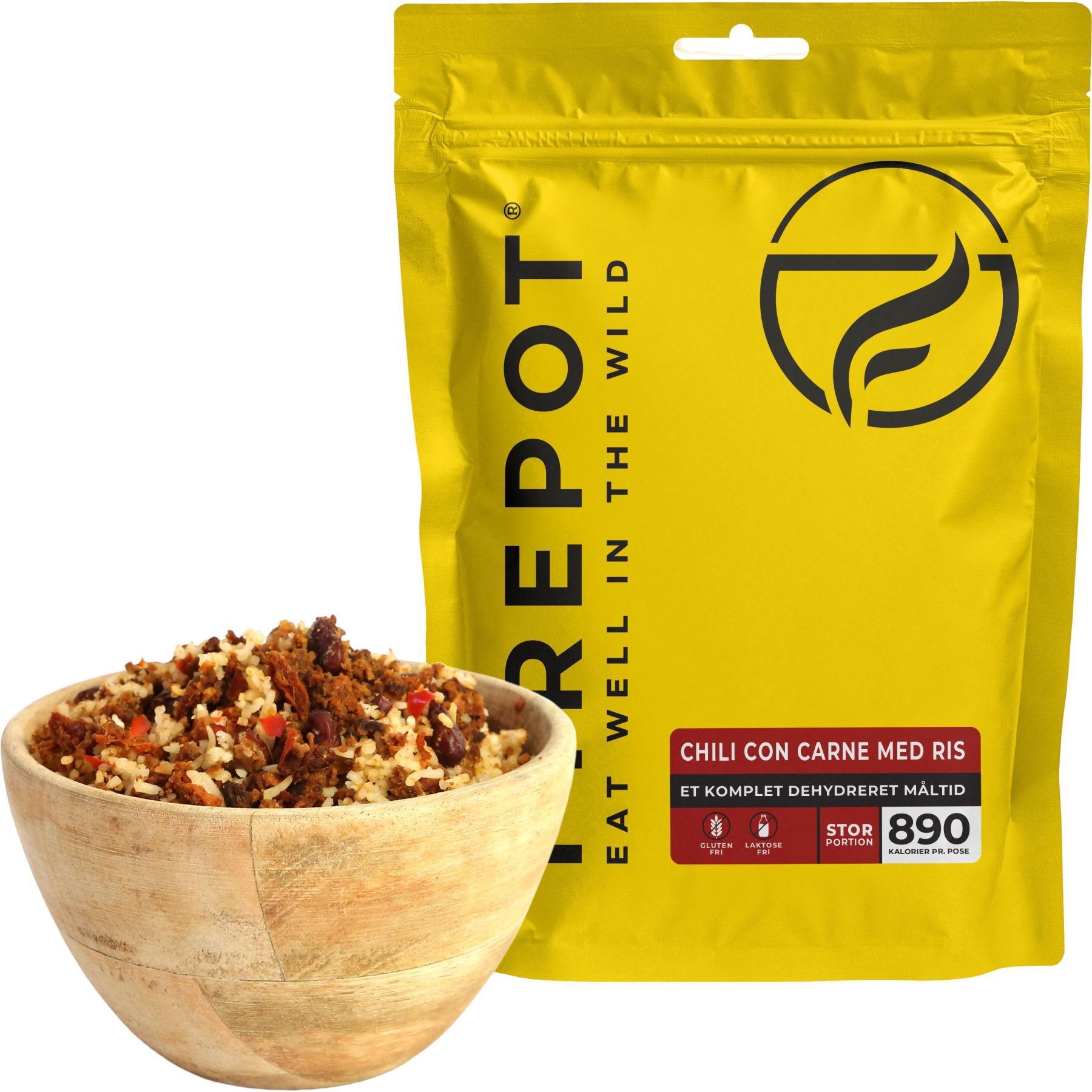 Firepot Chili con Carne med Ris, frysetørret mad, XL