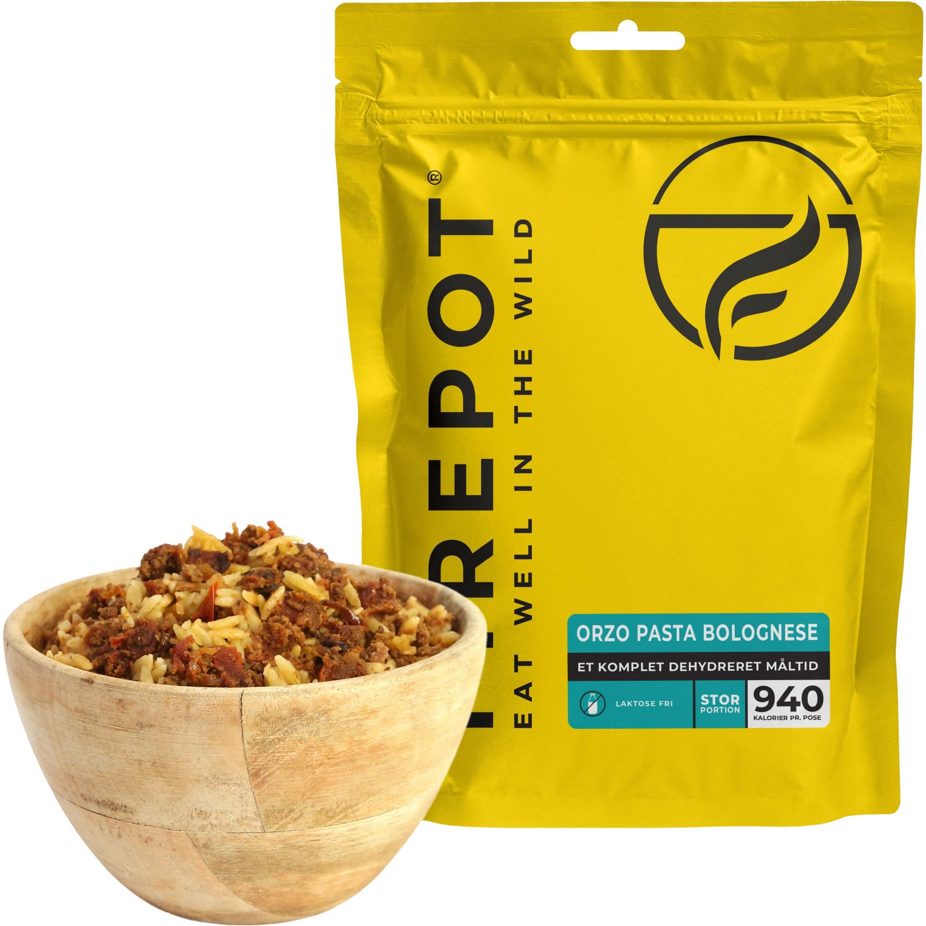 Firepot Orzo Pasta Bolognese, frysetørret mad, XL billede