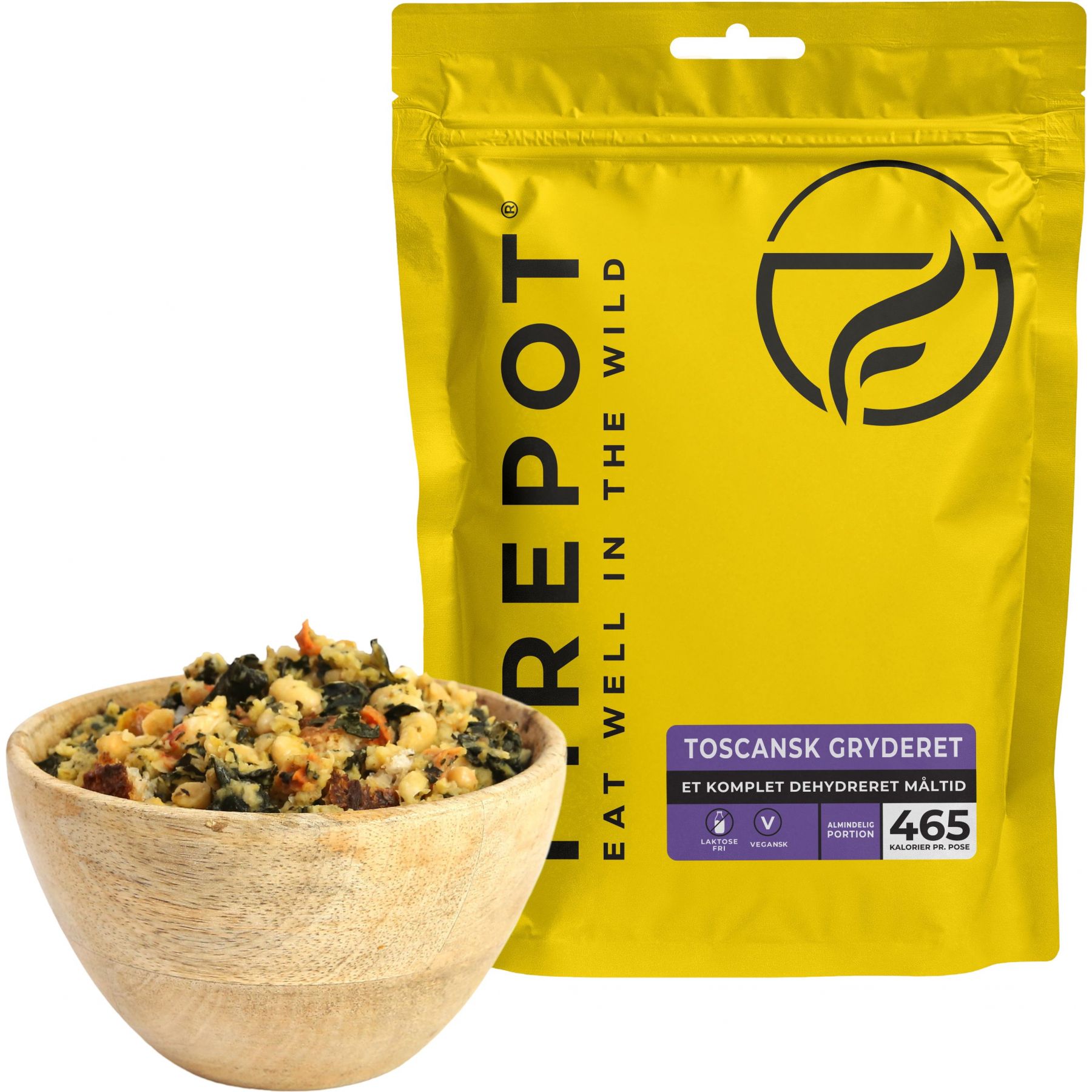 Firepot Toscansk Gryderet, frysetørret mad, Reg billede