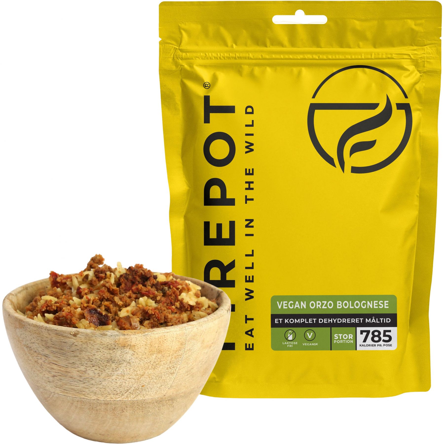 Firepot Vegansk Orzo Bolognese, frysetørret mad, XL billede