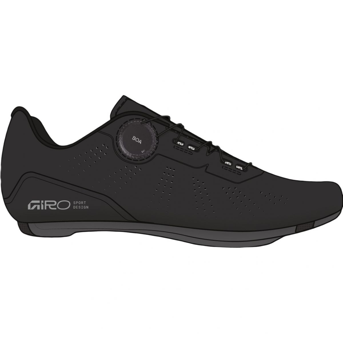 Giro Cadet II, cykelsko, sort
