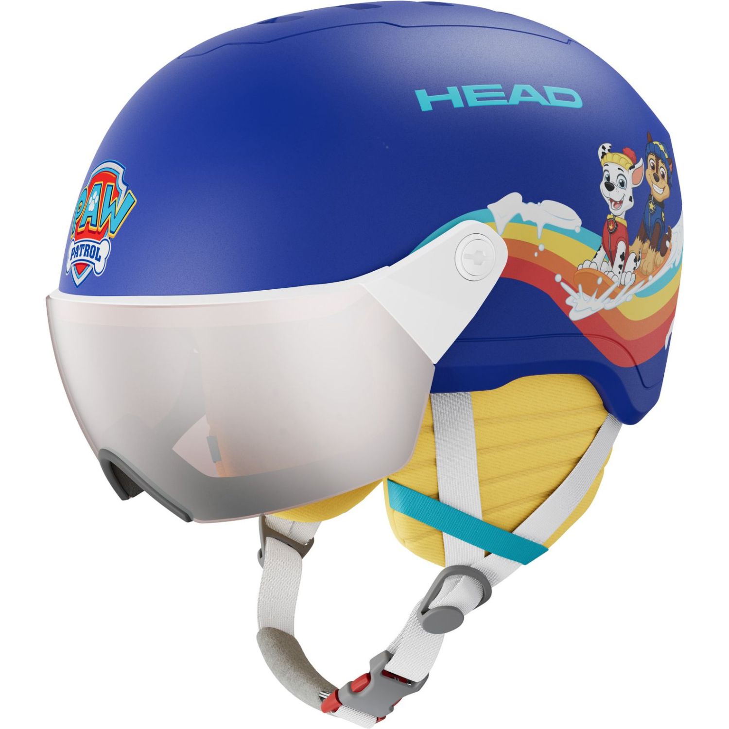 HEAD Yuki Paw Patrol, skihjelm med visir, junior, blå
