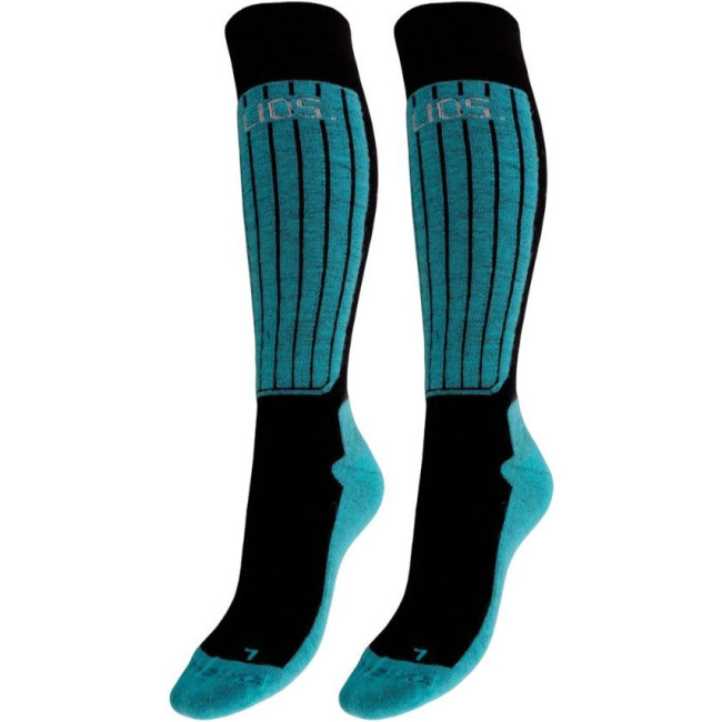 Helios Merino One 60, skistrømper, 2 par, lyseblå - DKK 299 - Spar 24%