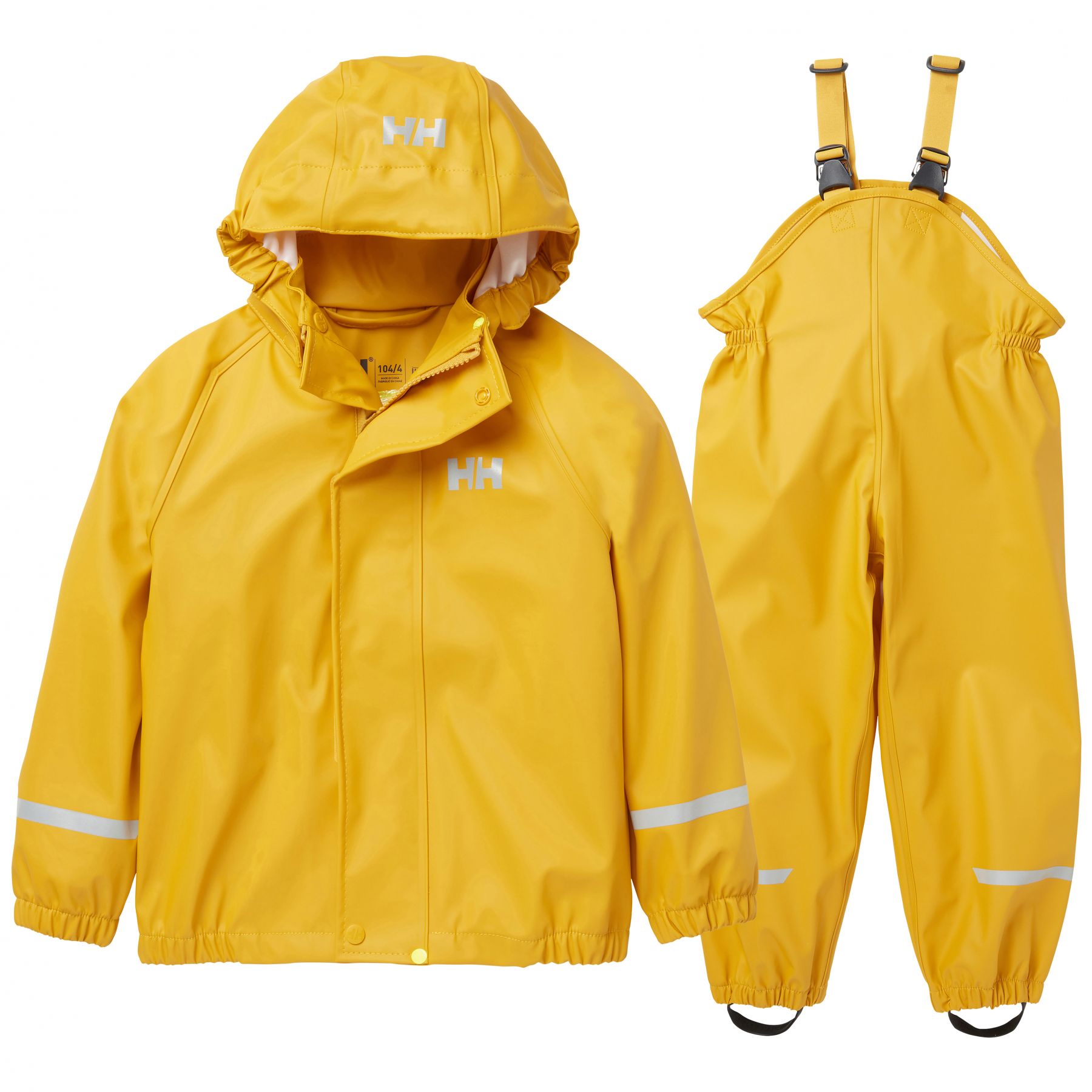 Helly Hansen Bergen 2.0 PU, regnsæt, junior, gul billede