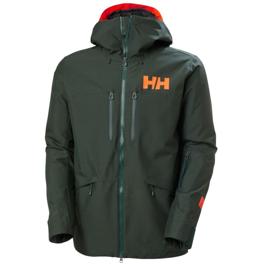 Helly Hansen Garibaldi 2.0, skijakke, herre, mørkegrøn