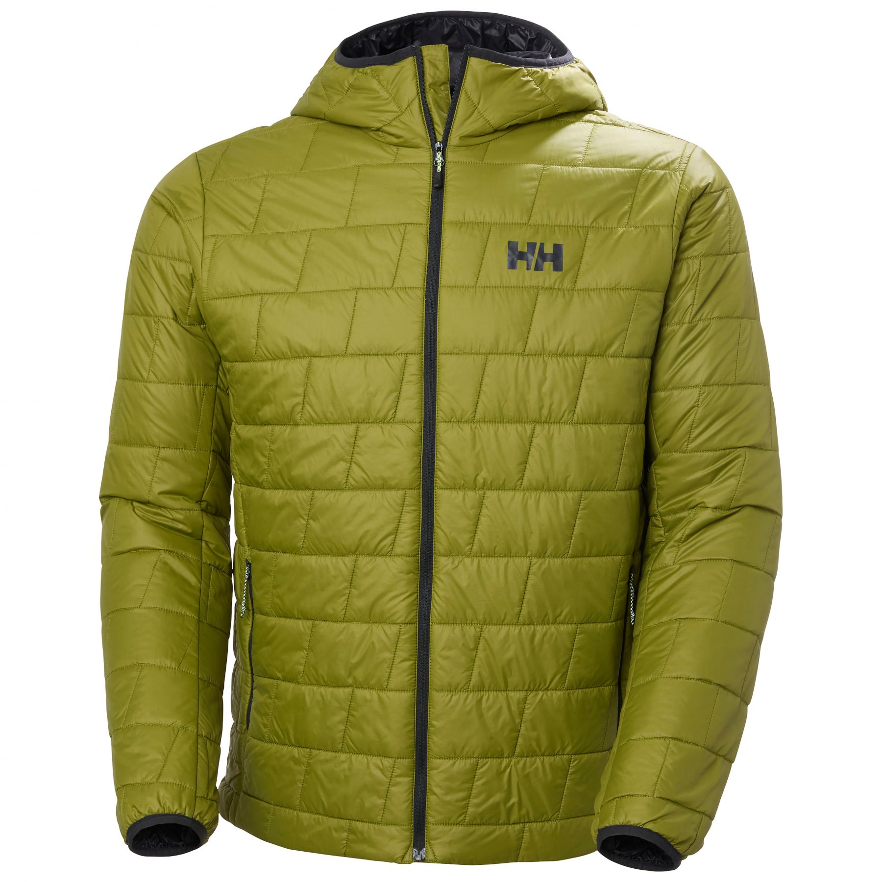 Helly Hansen Lifaloft Hooded, fiberdunjakke, herre, grøn billede