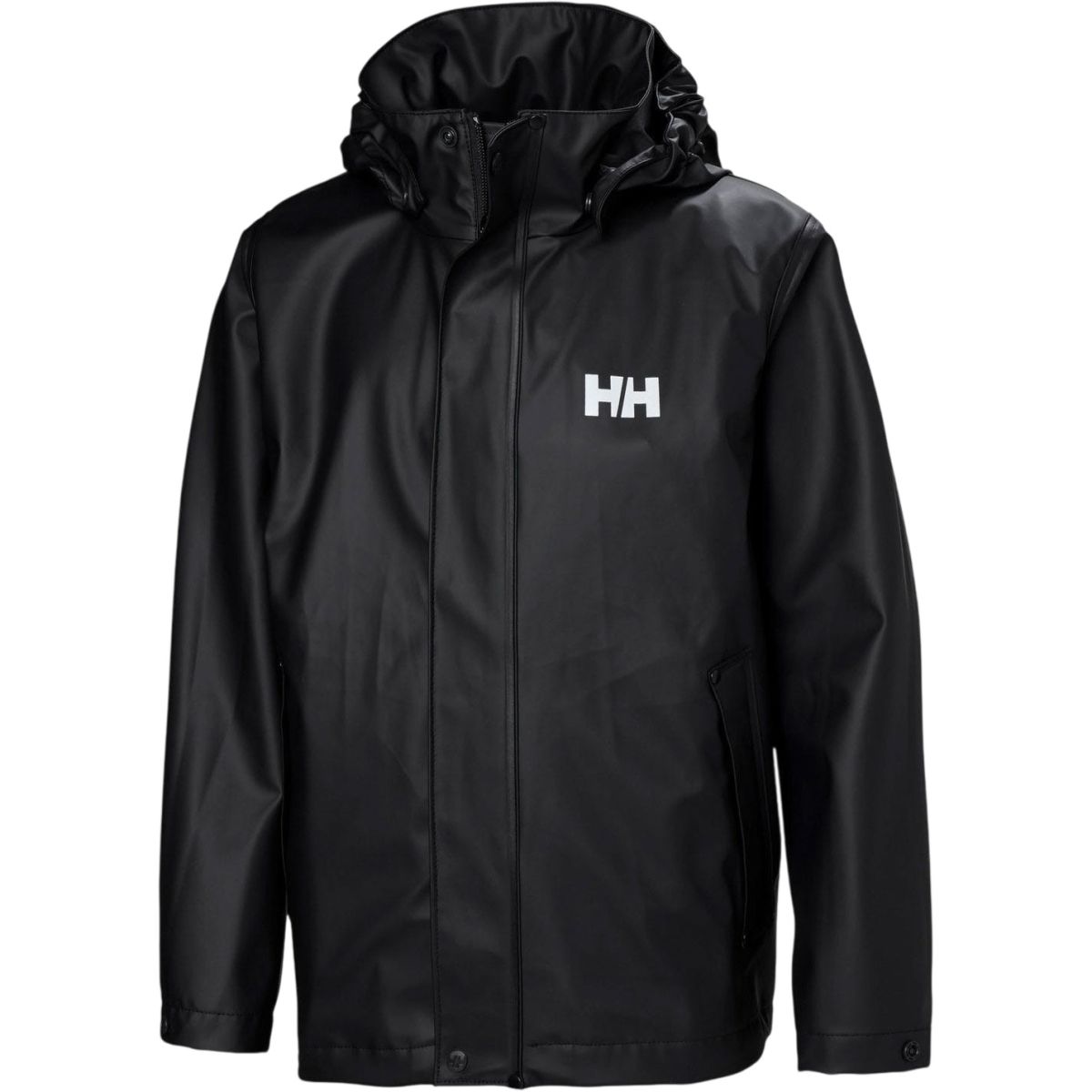 Helly Hansen Moss, regnjakke, junior, sort - DKK 360 - Spar 39%
